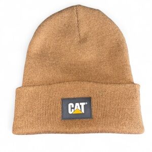SOLD! CAT Label Cuff Beanie!